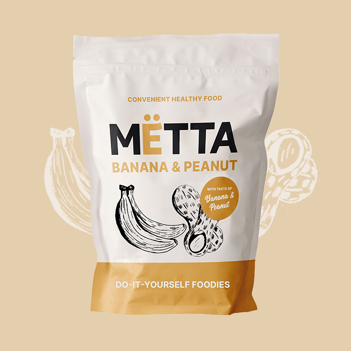 Banana & Peanut - Mëttafoodshakes14Mëtta