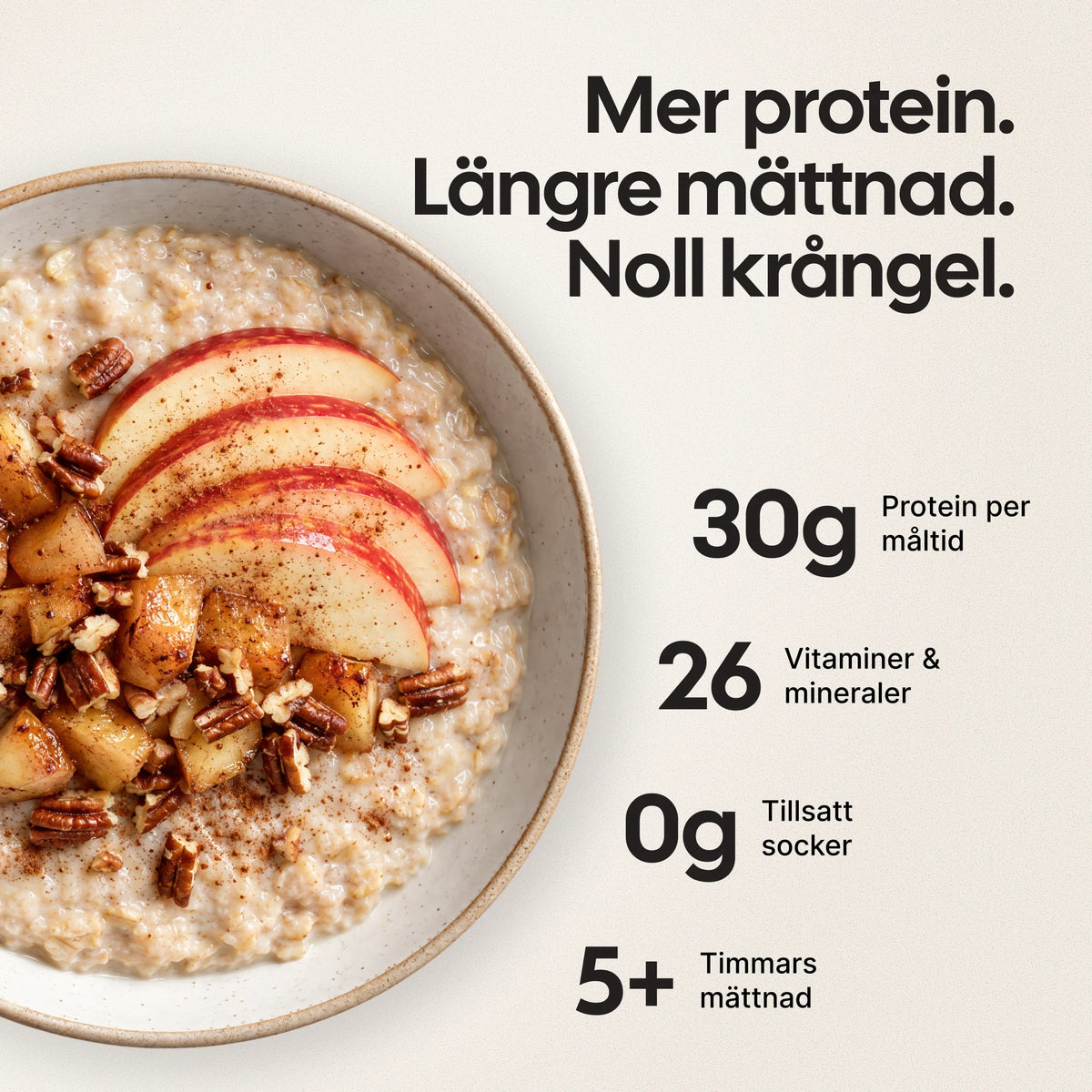 Complete Oatmeal Apple & Cinnamon
