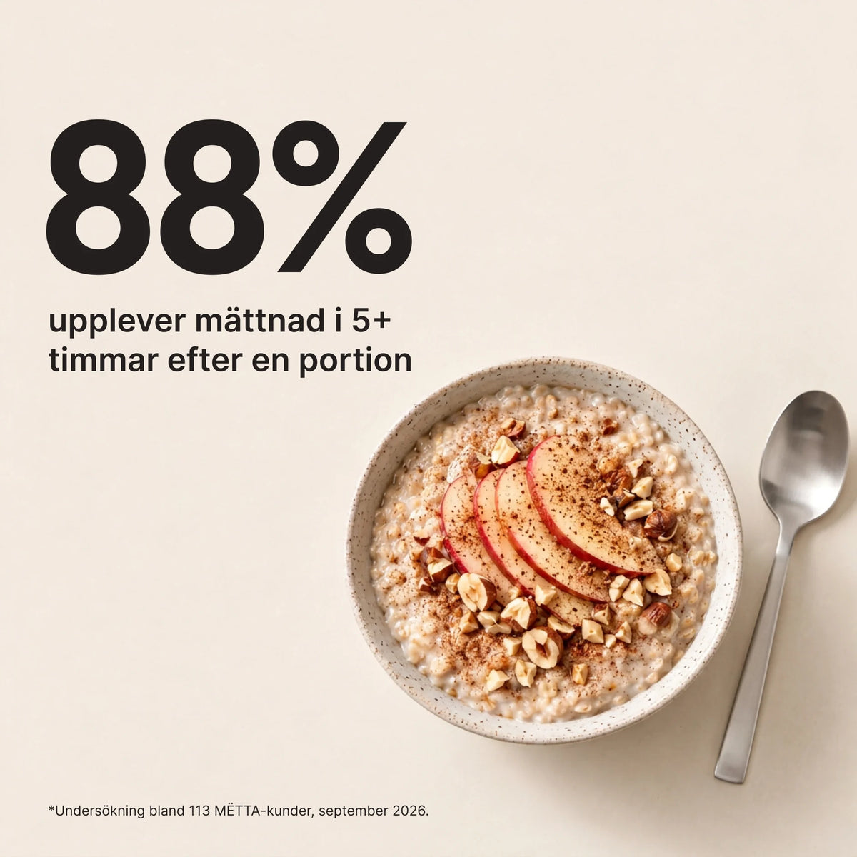 Complete Oatmeal Apple & Cinnamon