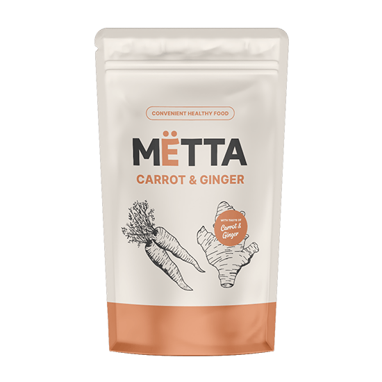 Travel pack - Carrot & Ginger - Mëttafoodshake1Mëtta