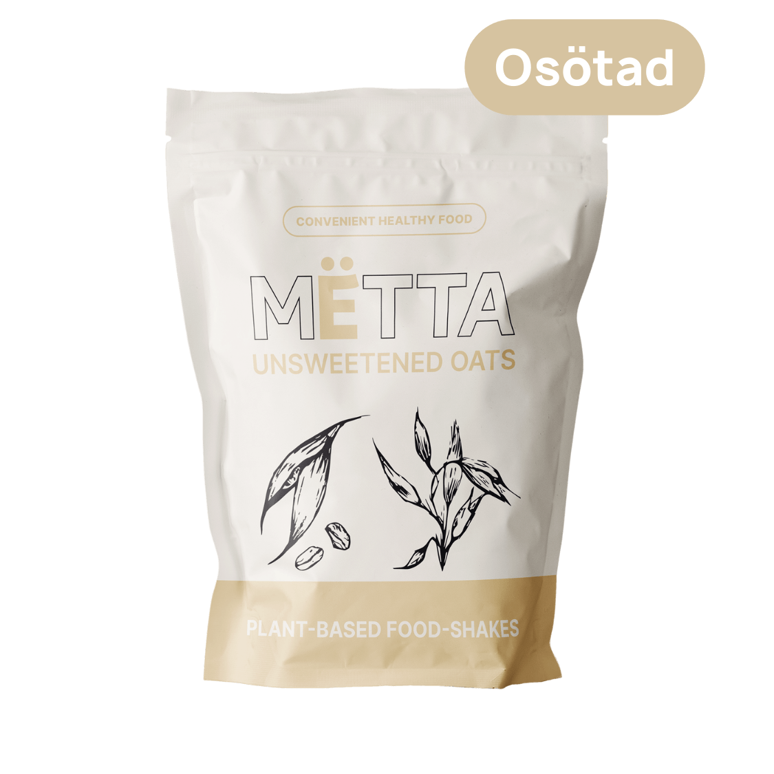 Unsweetened oats - Mëttafoodshakes14Mëtta